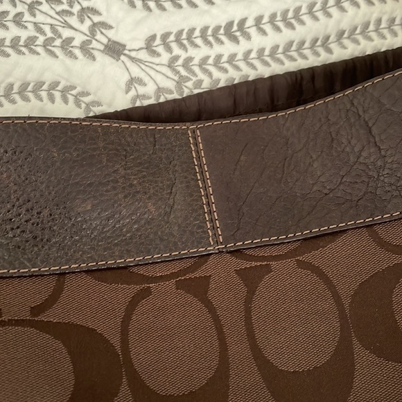 Coach purse - brown - Picture 3 of 10